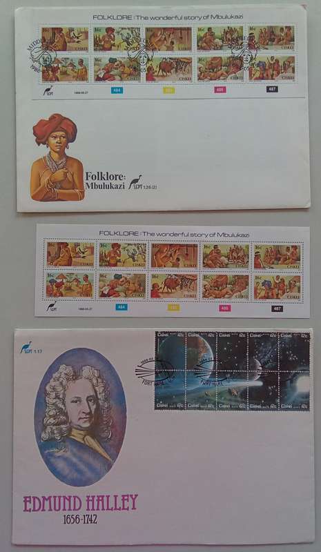 Ciskei 2 FDC`s and 1 Mini Sheet